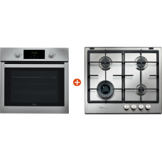 Pachet Whirlpool cuptor electric AKP 742 IX + plita gaz GMF 6422 IXL